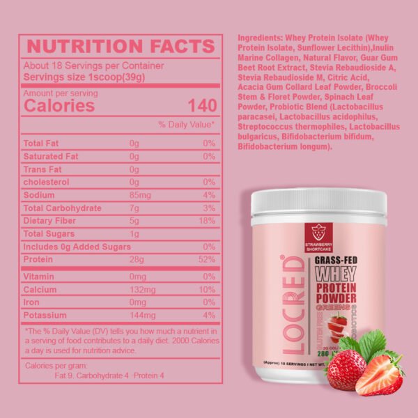 Organic Grass-Fed Whey Protein Plus Probiotics