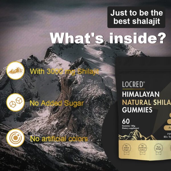 Organic Shilajit Ashwagandha Gummies